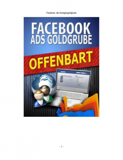 Facebook ADS Goldgrube