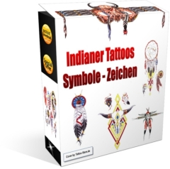 Indianer Symbole Zeichen Tattoos
